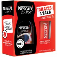 Nescafé Clasico Dark Roast Instant Coffee with Mug Perspective: Main