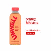 Unwell Hydration Electrolyte Drink for Rapid Hydration + Focus – Orange Hibiscus Perspective: Main