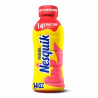 Nesquik Strawberry Milk Ready to Drink Low-fat Milk Perspective: Main