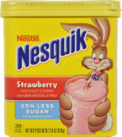 Nestle Nesquik Strawberry Milk Powder Mix Perspective: Main