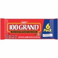 100 Grand Fun Size Candy Bars 6 Pack Perspective: Main