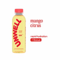 Unwell Hydration Electrolyte Drink for Rapid Hydration + Focus – Mango Citrus Perspective: Main