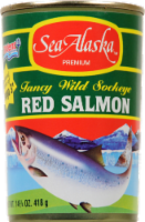 Sea Alaska Red Wild Sockeye Salmon Perspective: Main