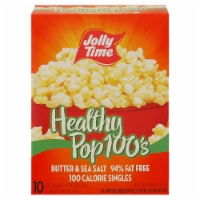 Jolly Time® Healthy Pop 100s Butter & Sea Salt Popcorn Perspective: Main