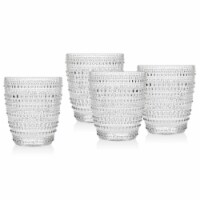 Godinger Lumina Dofs Glass, Clear - Set of 4