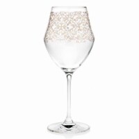 Godinger 99312 16 oz Allegra Gold Red Wines Glass - Set of 4