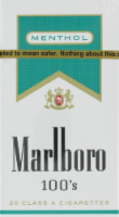 Marlboro Gold Menthol 100s Cigarettes