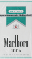 Marlboro Silver Menthol 100s Cigarettes
