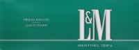L&M Menthol 100s Box
