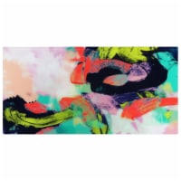 Empire Art Direct TMP-117352-3672 36 x 72 in. Colorful Abstract Frameless Tempered Glass Pane