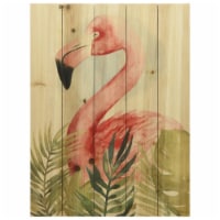 Empire Art Direct ADL-114695-2418 24 x 18 in. Watercolor Flamingo II Arte De Legno Digital Pr