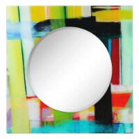 Empire Art Direct TAM-151028-3636SQ-2424R 36 in. Shine Square Reverse Printed Tempered Glass