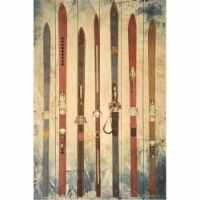 Empire Art Arte De Legno - Retro Skis