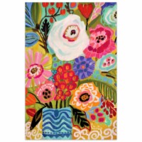 Empire Art Direct TMP-126003-4832 48 x 32 in. Fresh Flowers in Vase II Colorful Frameless Tem