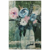 Empire Art Direct FAL-127156-3624 Modern Floral Circle Fine Giclee Printed Directly on Hand F