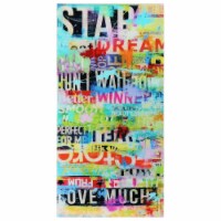 Empire Art Direct TMP-148691-7236 72 x 36 in. Quotes & Sayings Colorful Frameless Tempered Gl