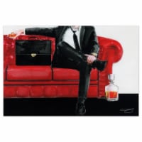 Empire Art Direct TMP-JP640-3248 32 x 48 in. Gentleman Frameless Tempered Glass Panel Fashion