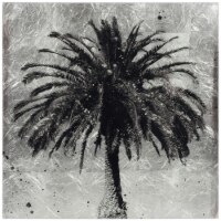 Empire Art Direct TMS-147847-2424 L.A Dream I Reverse Printed Tempered Glass with Silver Leaf