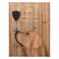 Empire Art Direct ADL-190958-2418 Fine Art Giclee Printed on Solid Fir Wood Planks - Dog Au V