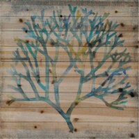 Empire Art Arte De Legno - Watercolor Coral