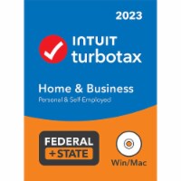 Intuit TurboTax Desktop Home Bus TY2023 Retail DVD PKG Perspective: Main