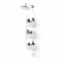 Flex Shower Bins Set 3 White