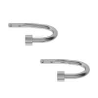 Umbra Cappa Curtain Holdbacks - Nickel Perspective: Main