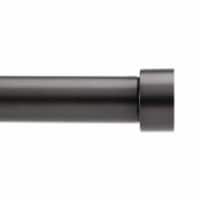 Umbra® Cappa 66 to 120-Inch Adjustable Curtain Rod in Brushed Black Perspective: Main