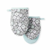 Martha Stewart Ditsy Floral Oven Mitts Perspective: Main