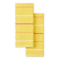 Fiesta® Dobby Kitchen Towels - Sunflower Perspective: Main