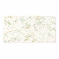 Town & Country Watercolor Leaves Kitchen Mat Perspective: Main