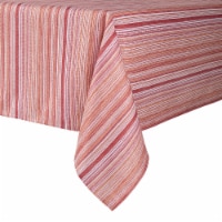 Fiesta Marble Head Striped Printed Table Cloth - Scarlet Perspective: Main