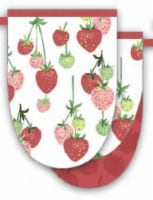 Fiesta Falling Strawberry Print Mini Mitt Perspective: Main