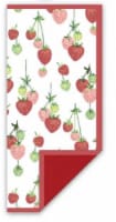Fiesta Falling Strawberry Print Dish Mat Perspective: Main