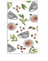 Town & Country Kitchen Towel - Printed Coffee Perspective: Main