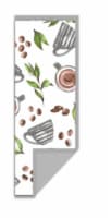 Town & Country printed dish drying mat coffee Perspective: Main