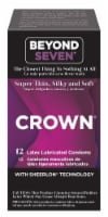 Okamoto Crown® Super Thin Latex Lubricated Condoms Perspective: Main
