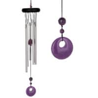 Woodstock Amethyst Chakra Chime - Purple/Silver Perspective: Main