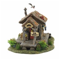 Department 56 House Haunted Swamp Shanty Ceramic Halloween Creepy 6007643