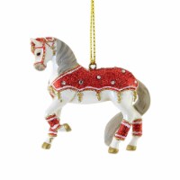 Holiday Ornament Holiday Tapestry Ornament Polyresin Christmas Pony 6009526