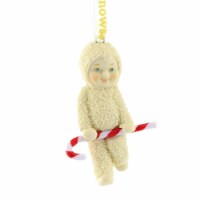 Dept 56 Snowbabies Candy Cane Dance Porcelain Red & White 6009146