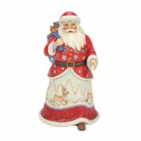 Jim Shore Wherever You Go Kidness Show Resin Christmas Santa Claus 6008878