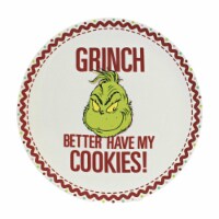 Tabletop Grinch Better Have My Cookies Platter Dr.Seuss Christmas 6009063