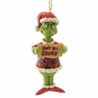 Jim Shore Don't Be A Grinch Polyresin Ornament Dr. Suess 6009534