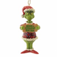 Jim Shore Beware A Grinch Lives Here Polyresin Ornament Christmas 6009535