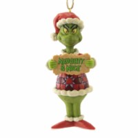 Jim Shore Grinch Naughty & Nice Ornament Polyresin Dr Suess Christmas 6009536