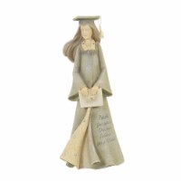 Foundations Graduation Girl Brown Hair Polyresin Reach Dreams 6010545
