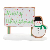 Department 56 Accessory Gingerbread Christmas Billboard Village Merry 6009791