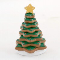 Department 56 Accessory Gingerbread Christmas Tree Village Gold Star 6009794