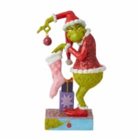Jim Shore Grinch Stealing Ornament Polyresin Dr. Seuss Stocking 6010781